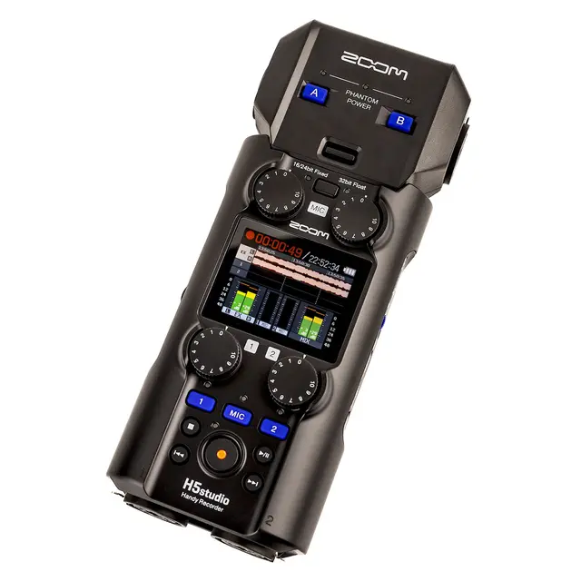 Zoom H5studio 4-kanals opptaker med 32-Bit Float 