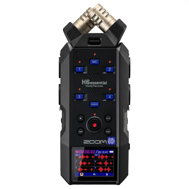 Zoom H6essential Håndholdt Opptager 6 Kanaler. 32-bits floating 