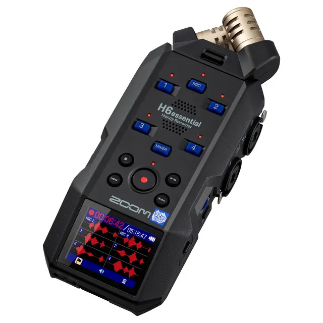 Zoom H6essential Håndholdt Opptager 6 Kanaler. 32-bits floating 