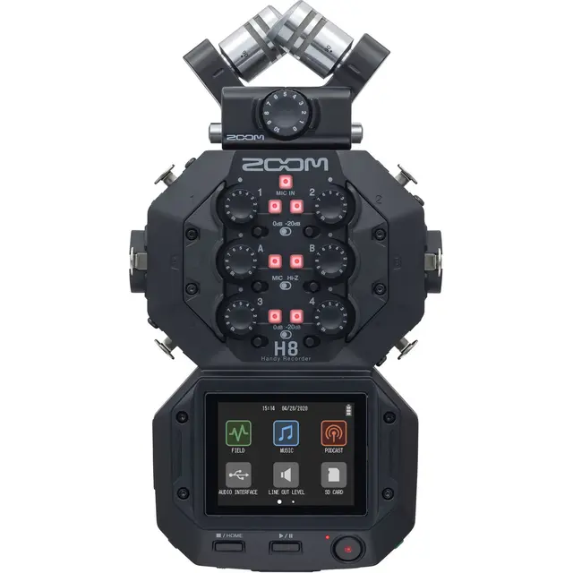 Zoom H8 Handy Recorder 8 Kanal håndholdt lyd opptager 