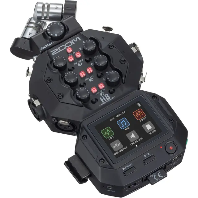 Zoom H8 Handy Recorder 8 Kanal håndholdt lyd opptager 