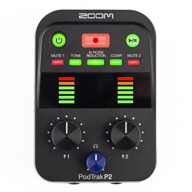 Zoom Podtrak P2 Dual USB Mic Recorder 