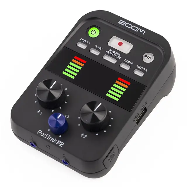 Zoom Podtrak P2 Dual USB Mic Recorder 