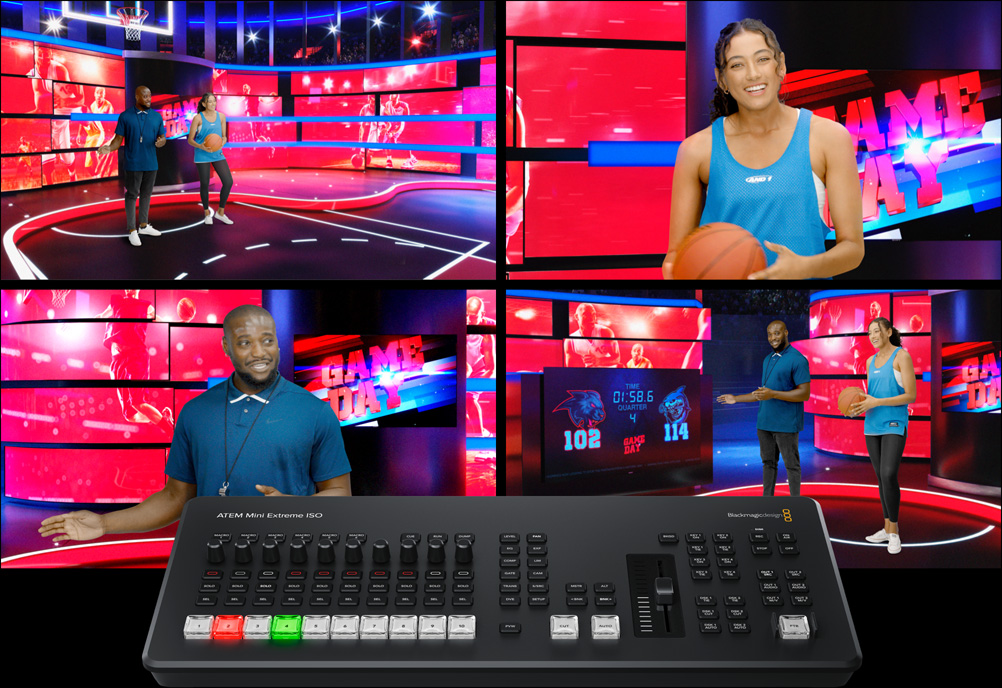 Virtuelt studio etter keying